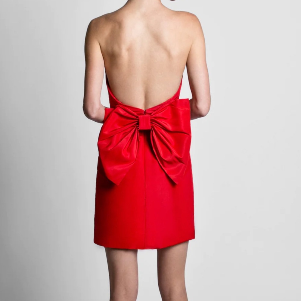 Alexia Maria Red Bow Dress
